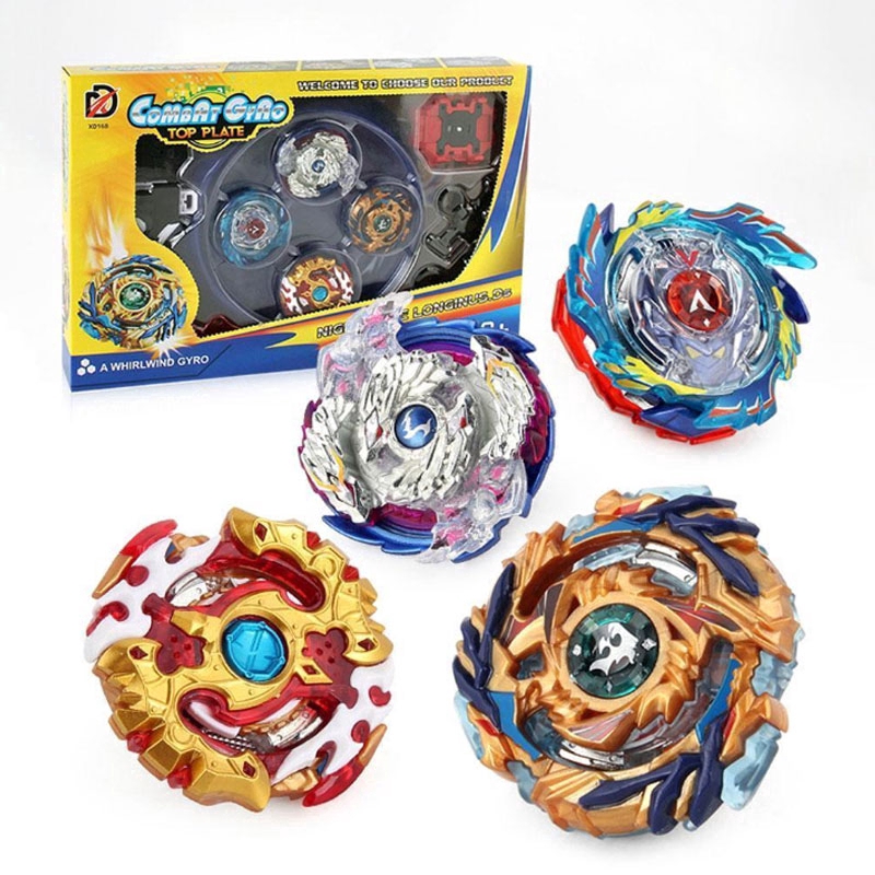 Bộ đồ chơi con quay Beyblade kèm bệ phóng bằng kim loại