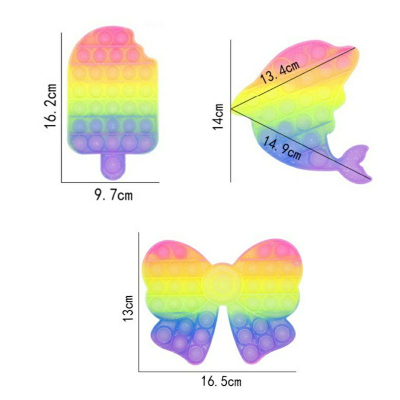 Đồ chơi pop it bóp bong bóng xả stress cho người lớn &amp; trẻ em