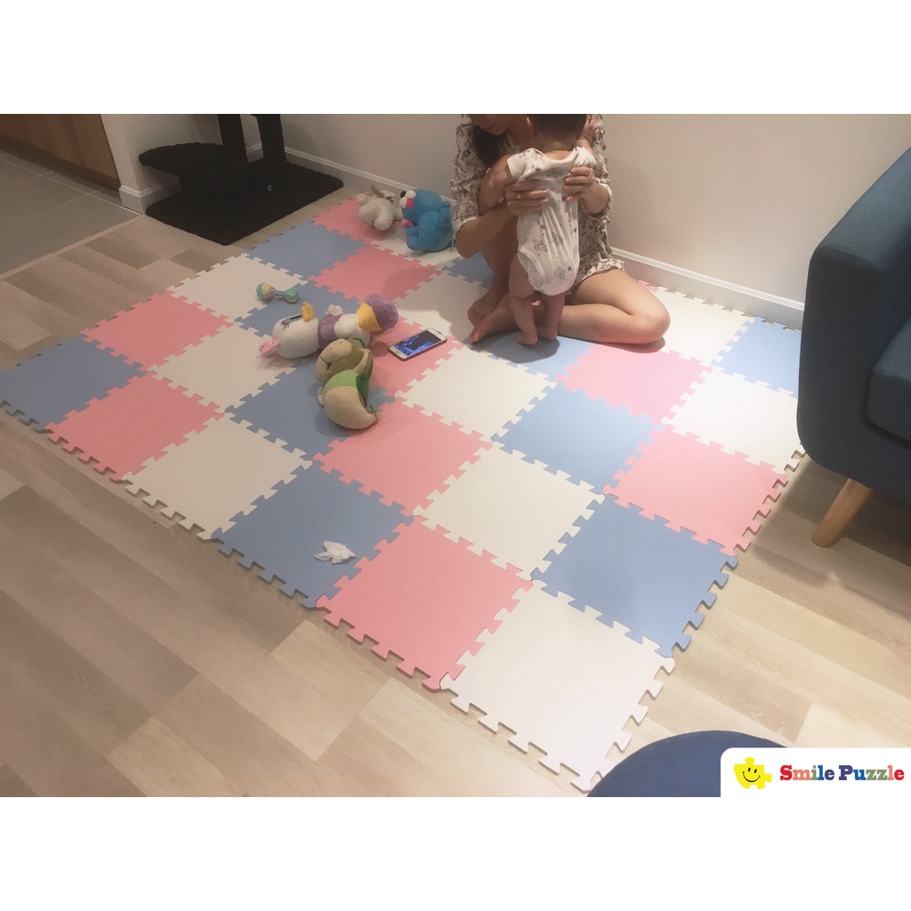THẢM XỐP CHO BÉ SMILE PUZZLE - KHÔNG MÙI - TIÊU CHUẨN CHÂU ÂU