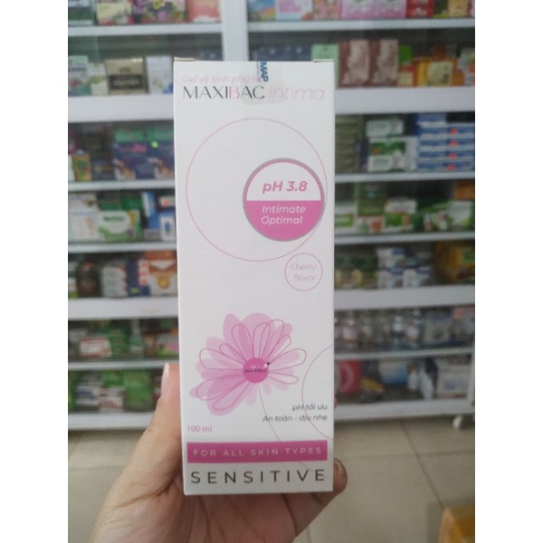 Gel vệ sinh phụ nữ Maxibac Intima pH 3.8