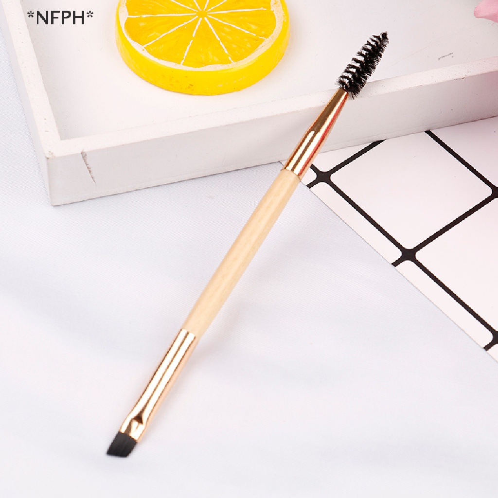 Nfph Cọ Vẽ Lông Mày Tay Cầm Bằng Tre Chất Lượng Cao
