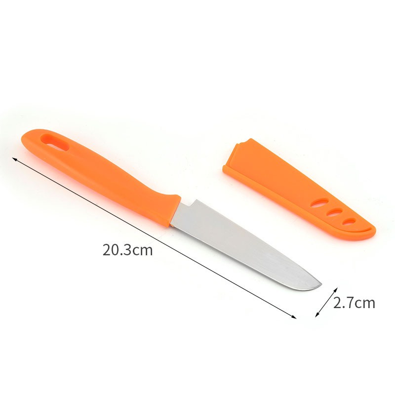 Dao gọt hoa quả đa năng lưỡi inox chống rỉ có nắp đậy tiện dụng