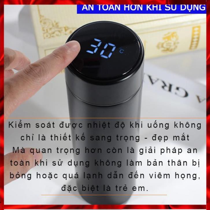 Ly giữ nhiệt inox 304, bình giữ nhiệt cảm ứng hiển thị nhiệt độ 500ml | BigBuy360 - bigbuy360.vn