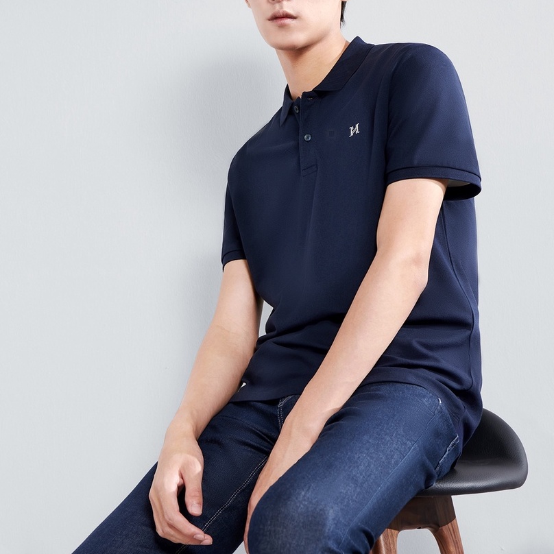 HLA - Áo Thun Polo Nam Refreshing and Stylish Simple POLO Shirt