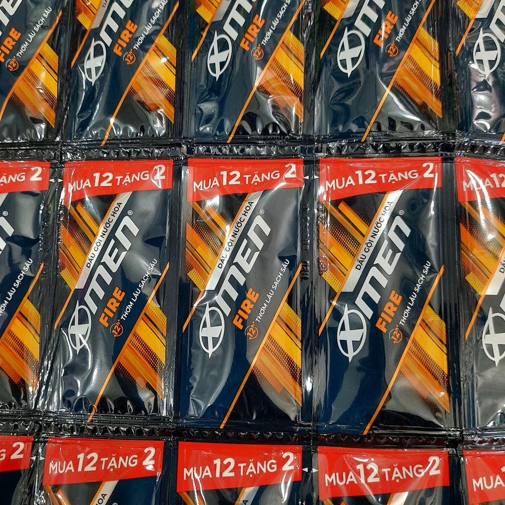 1 dây dầu gội nước hoa X-Men Fire Active thơm mạnh mẽ