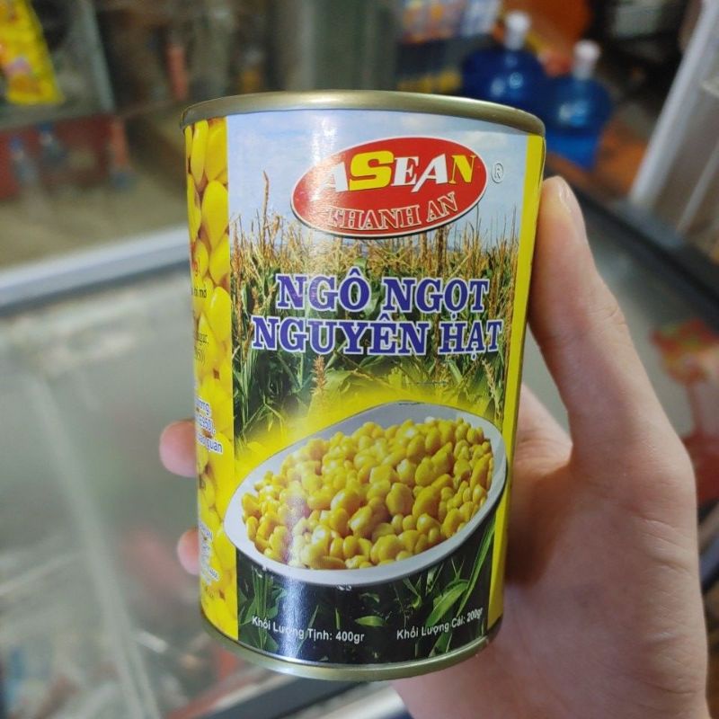 Ngô ngọt nguyên hạt Asean Thanh An hộp 400g