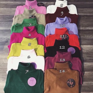 Áo len cổ lọ