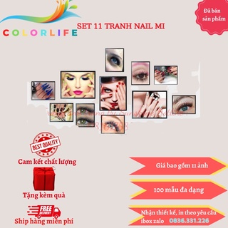 TRANH NAIL DÁN TƯỜNG TRANG TRÍ DECOR TIỆM NAIL ĐẸP GIÁ RẺ (KÈM CLIP THẬT)