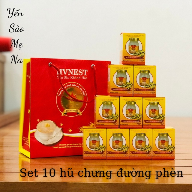 Hộp Quà 3-6-10 Tổ Yến Sào Khánh Hòa, Yến Sào Cao Cấp Kèm Túi Giấy