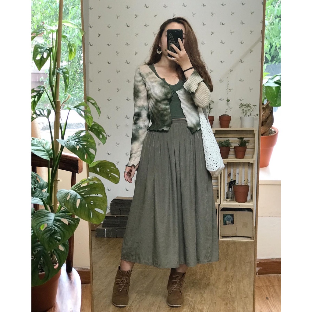 Túi lưới móc len handmade