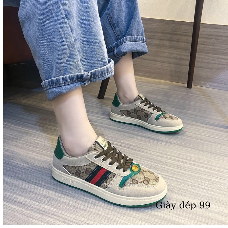 Giày nữ hot , giày thể thao nữ GUCCI 3 vạch siêu đẹp, mẫu siêu xinh hot trend năm 2021 | BigBuy360 - bigbuy360.vn