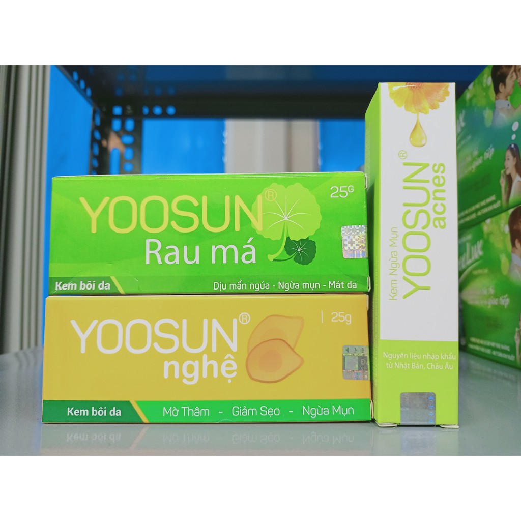 Kem Ngừa Mụn, Ngừa Thâm Yoosun Nghệ 20g , Rau Má 25g