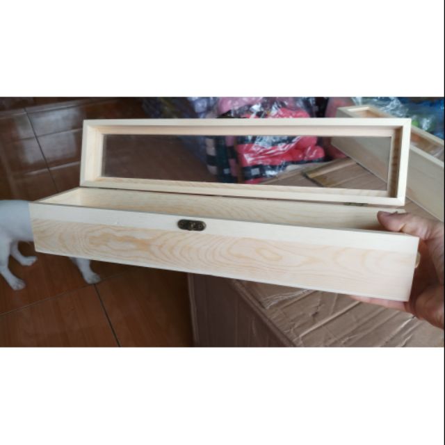 Hộp Gỗ Sồi Dài
