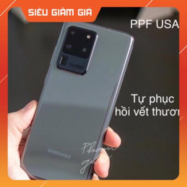 Dán dẻo PPF nhám Galaxy S20 plus mặt sau