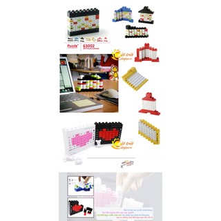 Lịch để bàn lắp ghép LEGO