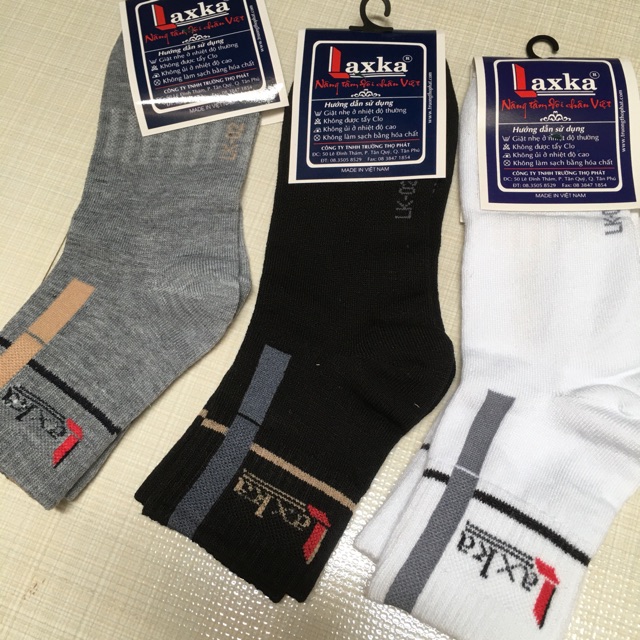 COMBO 3 đôi VỚ NAM cổ cao 52k