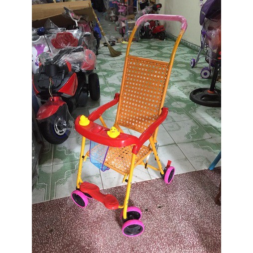 [Freeship] Xe đẩy giả mây cho bé gấp gọn