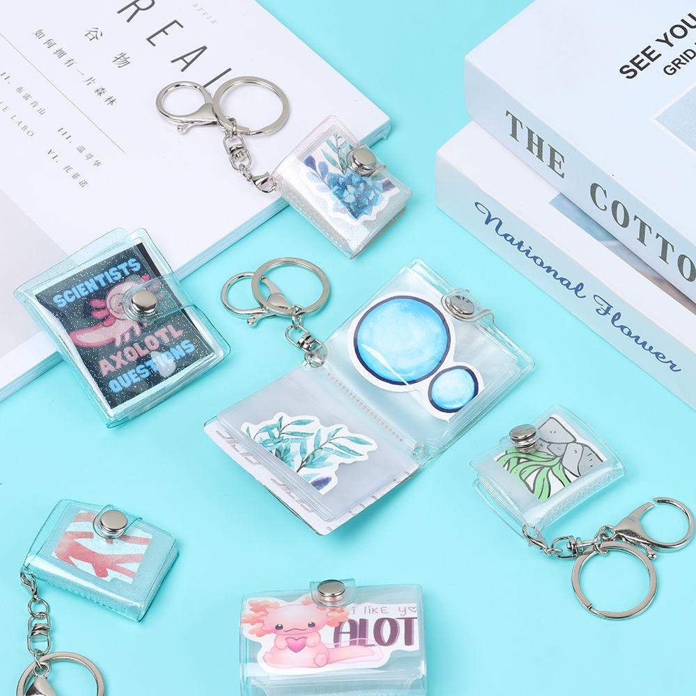 RAINBOW Album Ảnh PVC Mini 1inch 2inch Kèm Móc Khóa Giá Đỡ