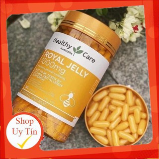 (Tem chemist) Sữa ong chúa vàng Healthycare Úc, sữa ong chúa royal jelly 365v