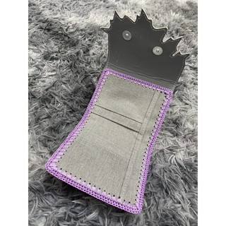 Ví cầm tay handmade phối da
