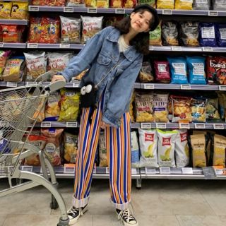 Áo khóac bò Denim Jacket dáng croptop (≧∇≦)/