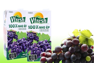 Nước nho ép Vfresh Vinamilk hộp 1L