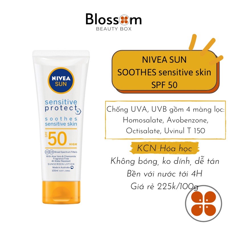 [Mã COS1904 giảm 8% đơn 300K] Kem chống nắng hóa học Nivea shine control spf 50 0% sticky | BigBuy360 - bigbuy360.vn