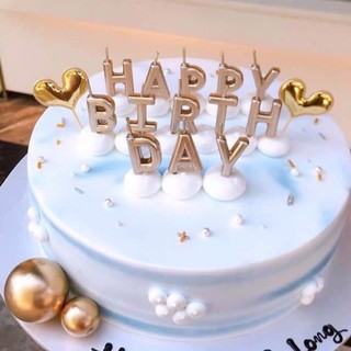 Hộp Nến Happy Birthday Đèn Cầy