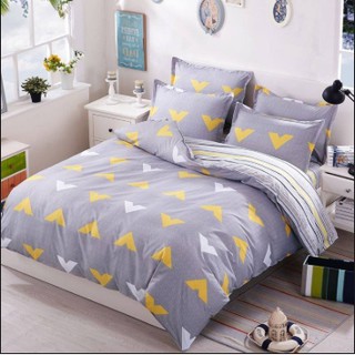 Bộ ga gối cotton poly freeship 99k HCM