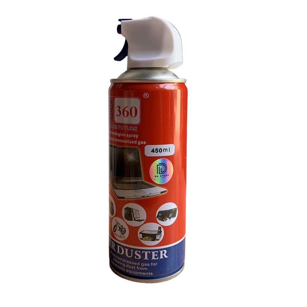 Bình Xịt Bụi Khí Nén Air Duster 360 Vệ Sinh Máy Tính,Laptop,Đồng Hồ,Thiết Bị Điện Tử,Cực Mạnh Nhỏ Gọn,Sạch,An Toàn
