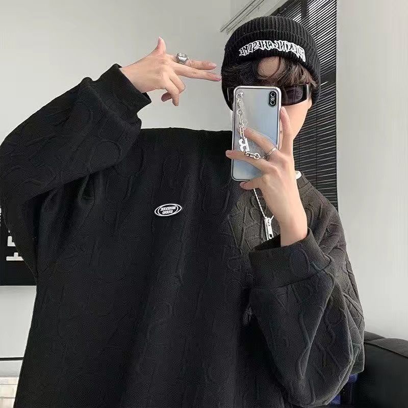 Áo sweater Màu Trơn Thời Trang Đường Phố Cá Tính Cho Cặp Đôi