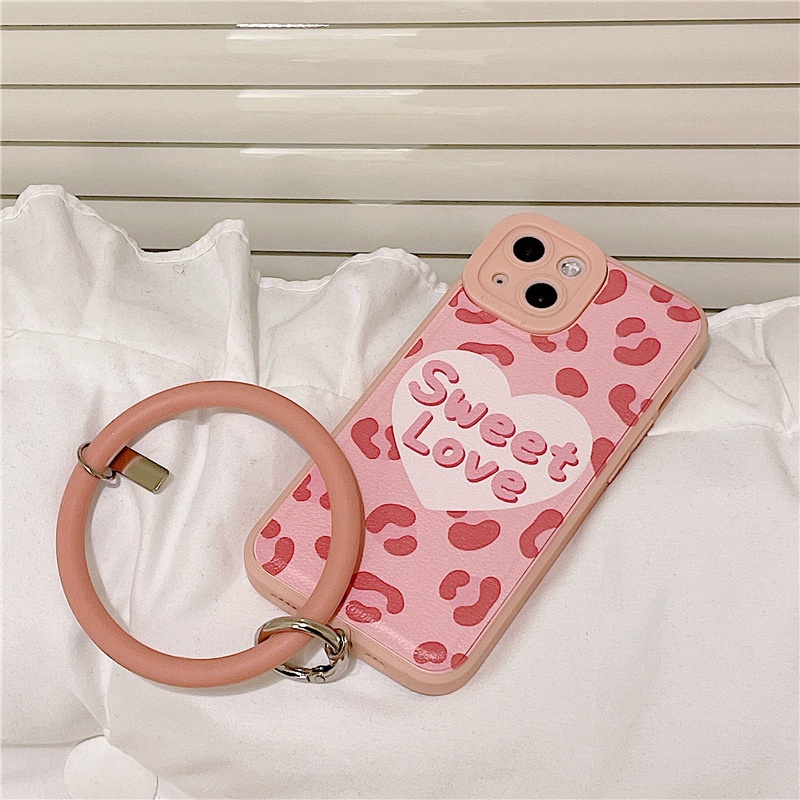 Ốp lưng iphone Ốp Điện Thoại Da In Họa Tiết Da Báo Cho iphone 13Pro 14pro 11 xsmax 7 8 Dinuo case