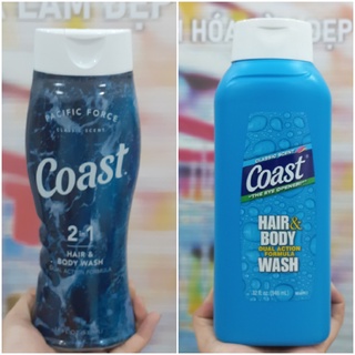 Dầu gội coast hair body wash 532ml