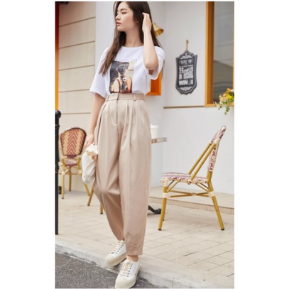 Vero Moda quần nữ ống rộng