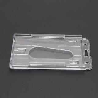 Vỏ nhựa cứng đựng thẻ id thẻ tín dụng thiết kế 2 mặt tiện lợi