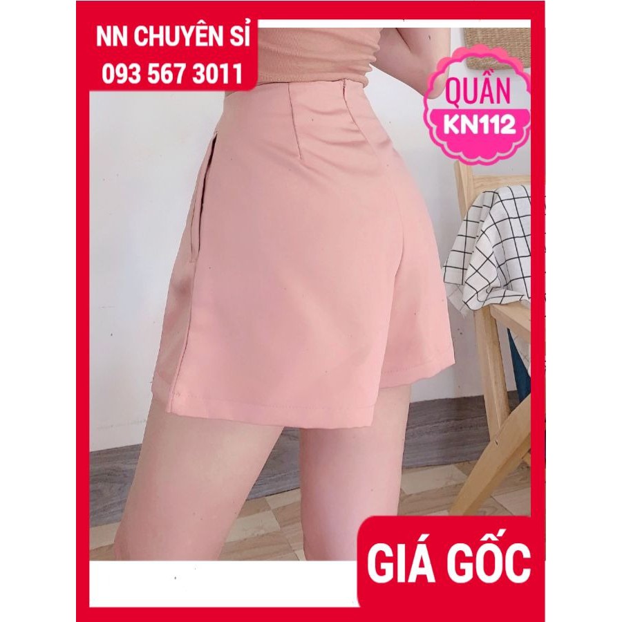 QUẦN SHORT KAKI VINTAGE ⚡ẢNH CHỤP TẠI SHOP⚡ QUẦN ĐÙI NỮ KN112
