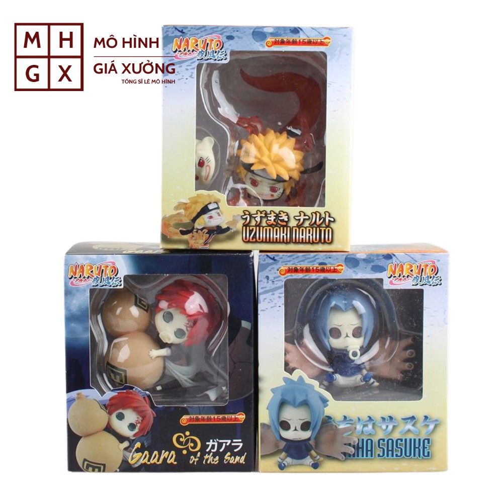 Mô Hình Naruto Cao 7cm Có 2 Mặt - Bản Chibi , Nhất Vĩ Shukaku Kazekage đệ ngũ Naruto S