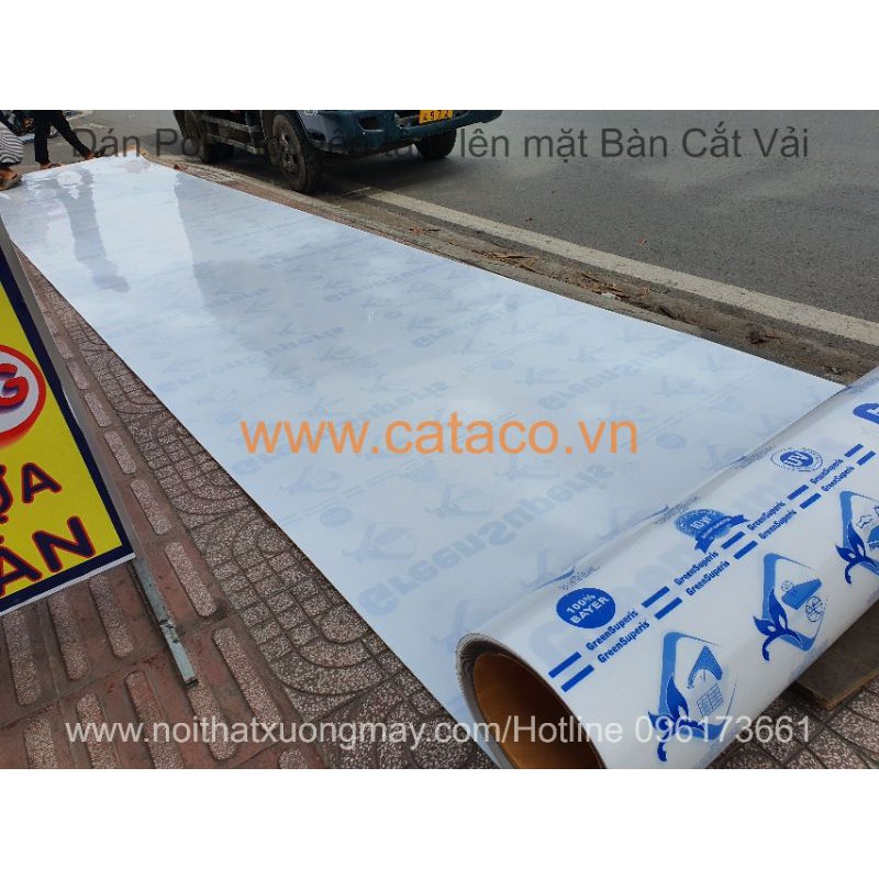 Dán Poly Mặt Bàn Cắt Vải, Kiểm Hàng, Đóng Gói  ✅