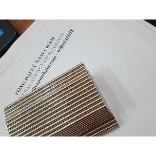 Nam châm viên 3x3mm trắng đất hiếm