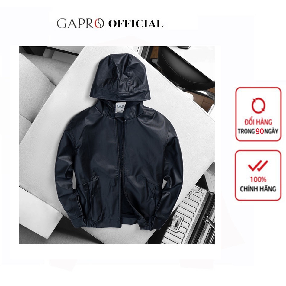 Áo khoác da nam lót dù cào cao cấp Gapro Fashion AD029
