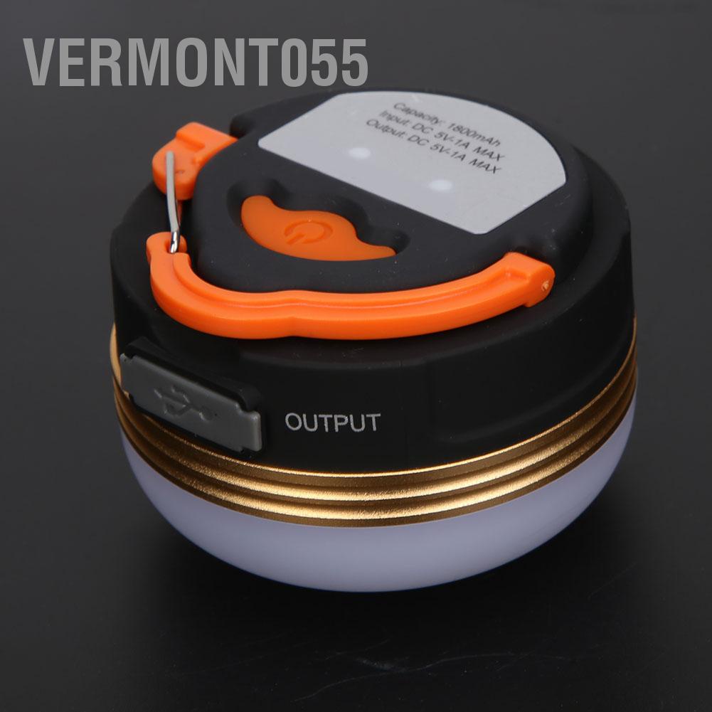 Hàng Hot Ngoài trời sạc USB Treo di động Đèn LED từ tính Lều đèn Lantern Đèn khẩn cấp Đèn cắm trại Hàng giao ngayVermont055