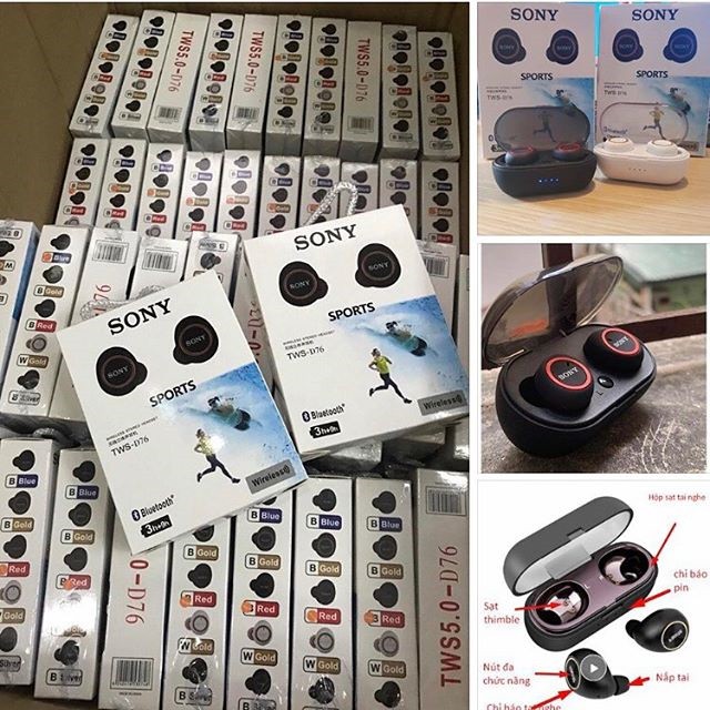 {Lỗi 1 đổi 1} Tai Nghe TWS-D76 Super Bass Tai Nghe Bluetooth 5.0 Siêu Bass | BigBuy360 - bigbuy360.vn