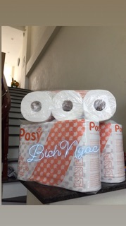3 bịch giấy vệ sinh posy 6 cuộn