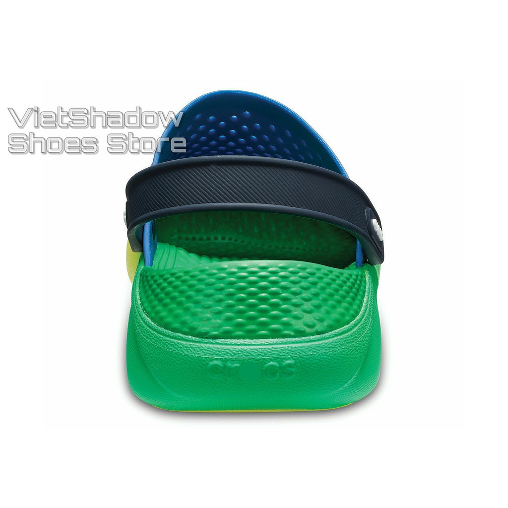 Dép bít đầu - Sục nhựa LITERIDE Unisex màu Xanh dương/Xanh lá - Mã SP 204592