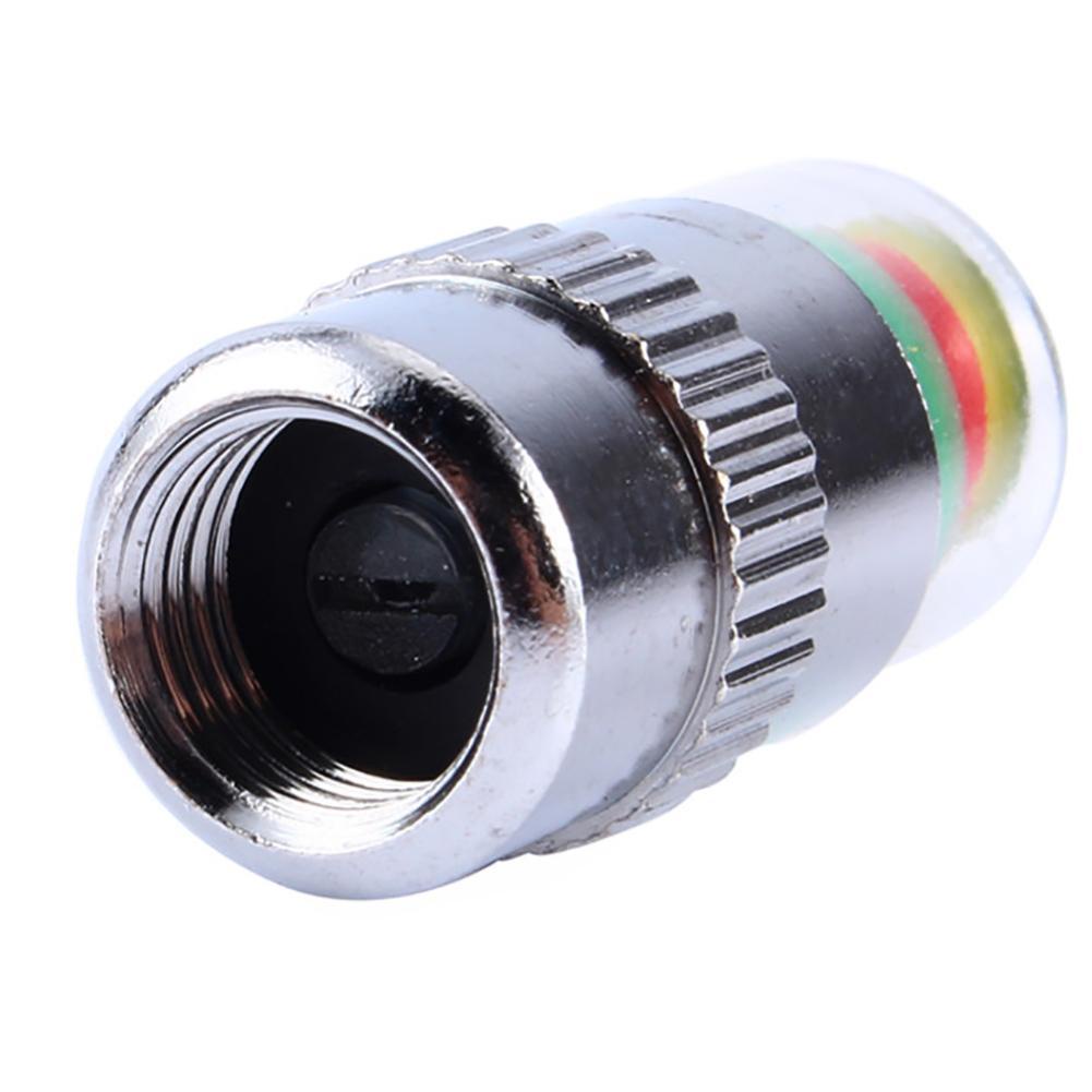 Bộ 4 nắp van cảm biến áp suất lốp xe hơi 36PSI 3 Q9K5 Alert Tpms Meter D7D6 R7N6