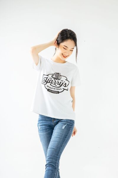 Áo thun T-shirt cchat in chữ Harry