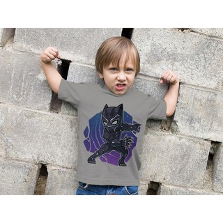 Áo Thun Bé Trai - Marvel ChiBi - Black Panther Cao Cấp