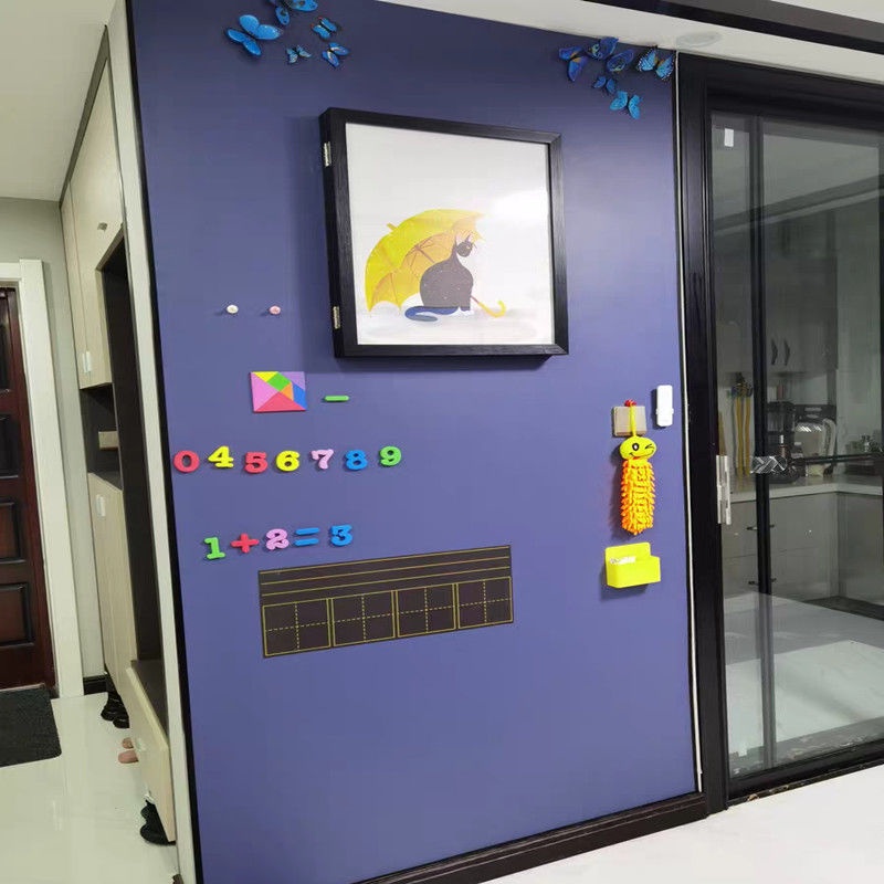 Trẻ em Trang chủ Blackboard Stickers Từ bảng đen tường Nhãn dán Trang chủ trẻ em Doodle Trường dạy Remove từ mềm bảng trắng viết bảng