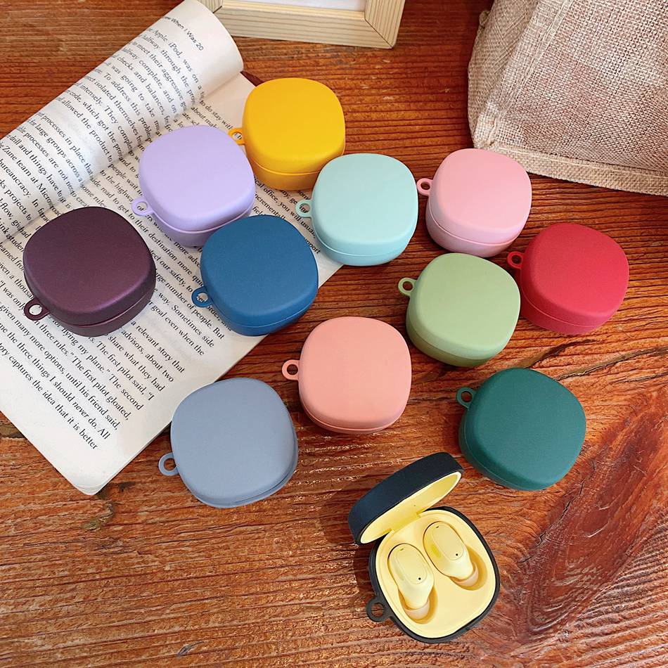 Baseus  Tws Wm01 Case Solid Color Frosted Hard Shell Bluetooth Wireless Headphone Charging Box Shockproof Cover