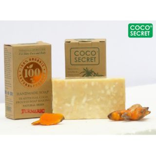 XÀ BÔNG HANDMADE DẦU DỪA NGHỆ COCOSECRET (Turmeric)